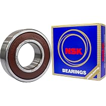 NSK 6203-2RS C3 / DDUC3 Ball Bearings – 17x40x12mm, Rubber Sealed (Pack Of 2), Made In Japan