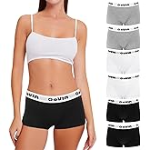 Uizuooy Womens Boxer Underwear Comfortable Full-Coverage Boyshort Cotton Boxer Briefs