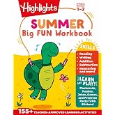 Summer Big Fun Workbook Bridging Grades 1 &amp; 2: Summer Learning Prep for Spelling, Reading Comprehension, Language Arts and More, 1st Grade to 2nd Grade Summer Workbook (Highlights Summer Learning)