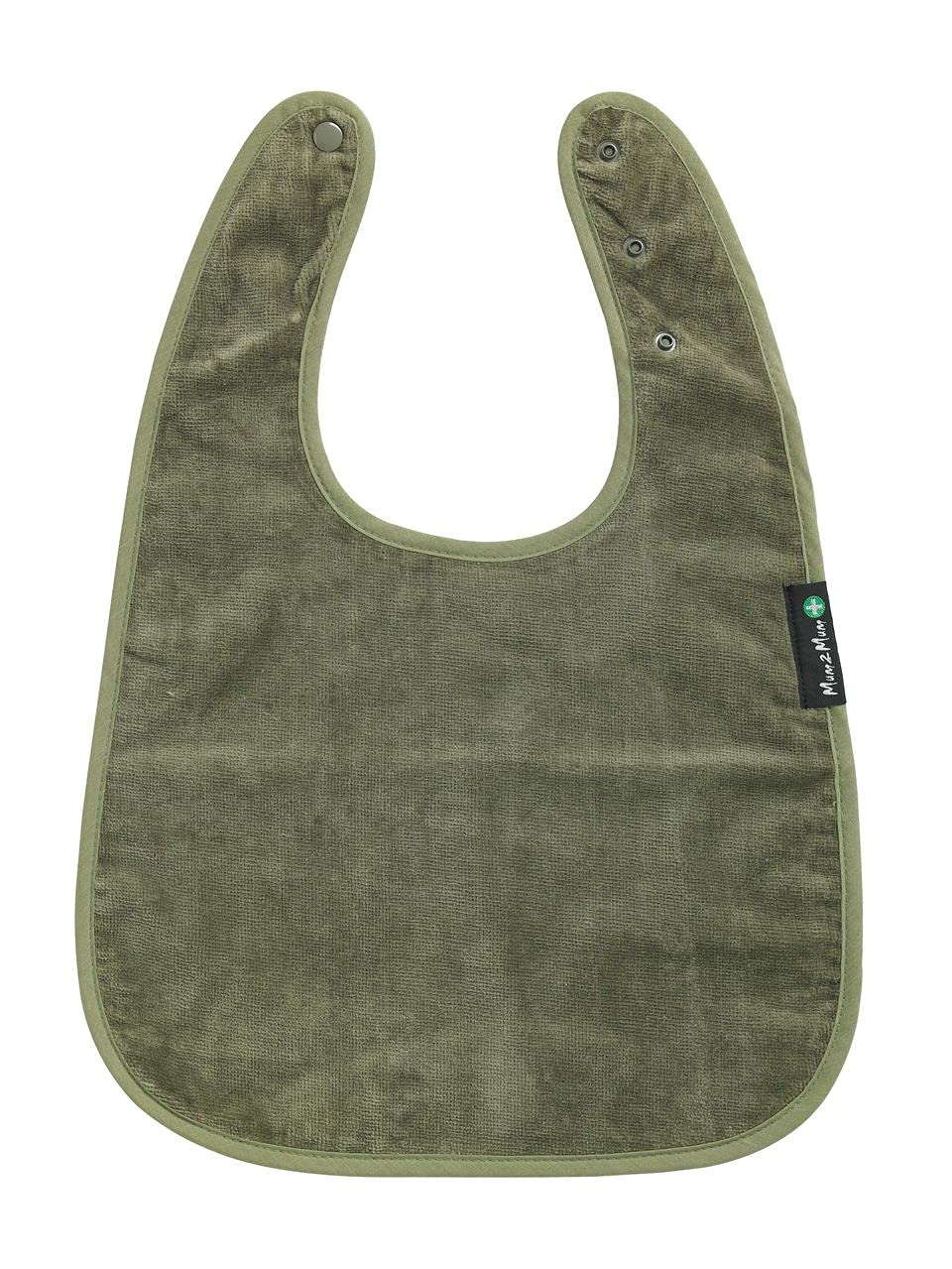 Mum 2 Mum Plus Adult/Special Needs Back Opening Feeding Apron in Olive Green