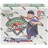 2025 Panini Prospect Edition Baseball Hobby Trading Card Box (4 Autographs Per Box)