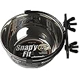 MidWest Homes for Pets Snap'y Fit Stainless Steel Food Bowl/Pet Bowl, 10 oz. for Dogs, Cats, Small Animals