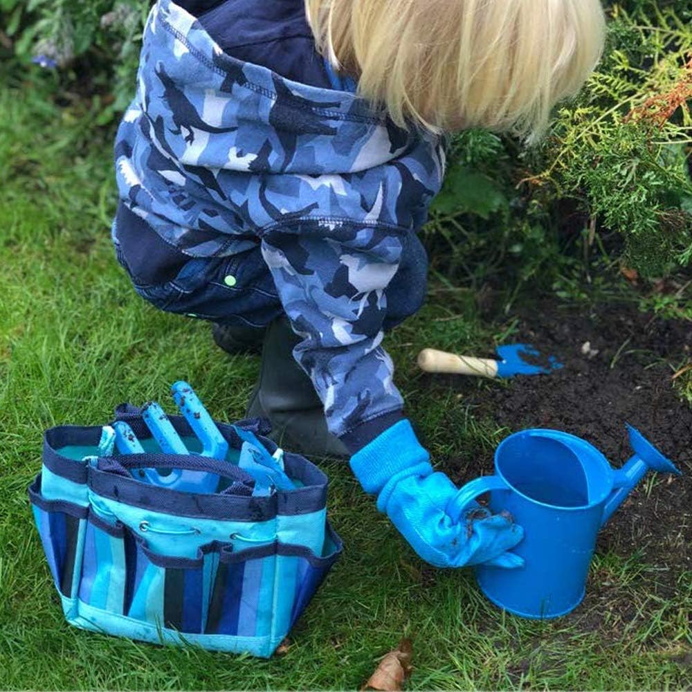 FUQUN Childrens Gardening Tool Set for Kids, 7 Piece Garden tool set