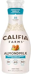 Califia Farms, Almond Milk Vanilla Unsweetened, 48 Fl Oz
