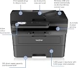Brother DCP-L2660DW 3-in-1 Mono Laser Printer Auto Duplex Print WiFi A4 UK Plug view 2