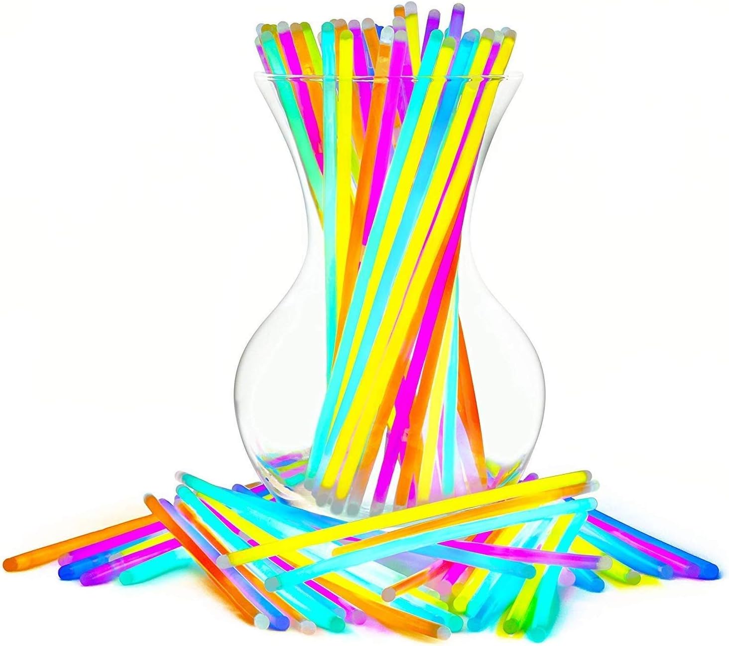 Glow Sticks Party Pack with Connectors - Colorful Lights Up Supplies for Parties Wedding, Birthday, Festival - Image 5
