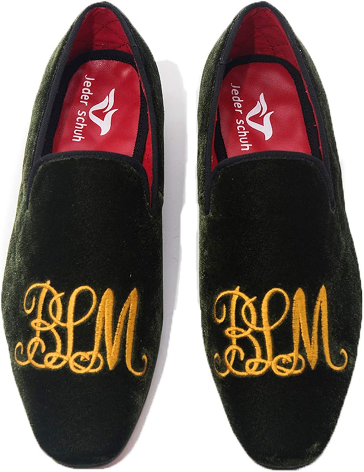 black wedding loafers