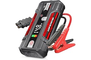LOKITHOR J400 Portable Jump Starter 2000A, 12V Lithium Battery Booster with ConnectMax Tech, Smart Digital Display, Car Jump Box for Up to 8.0L Gas & 6.0L Diesel Engines