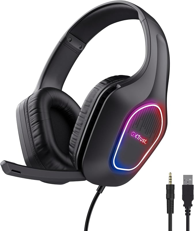 Rayne Cuffie Gaming Leggere Illuminazione LED Alimentata via USB
