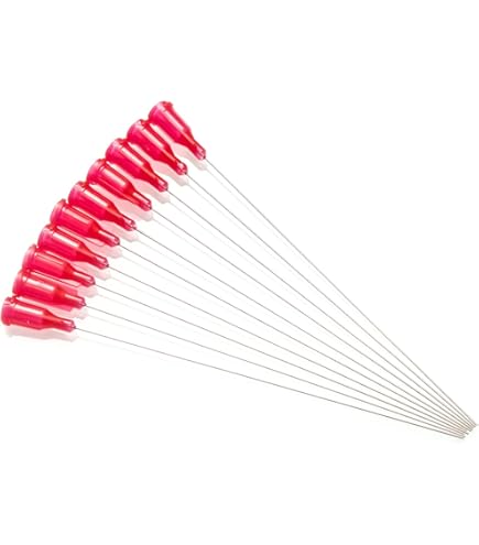 PATIKIL 18Ga X 5 Inch Dispensing Needle Tips, 6Pcs Stainless Steel And