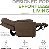 Fenetic Westminster Dual Motor Riser Recliner Chair Latte - USB, 25 Stone view 9