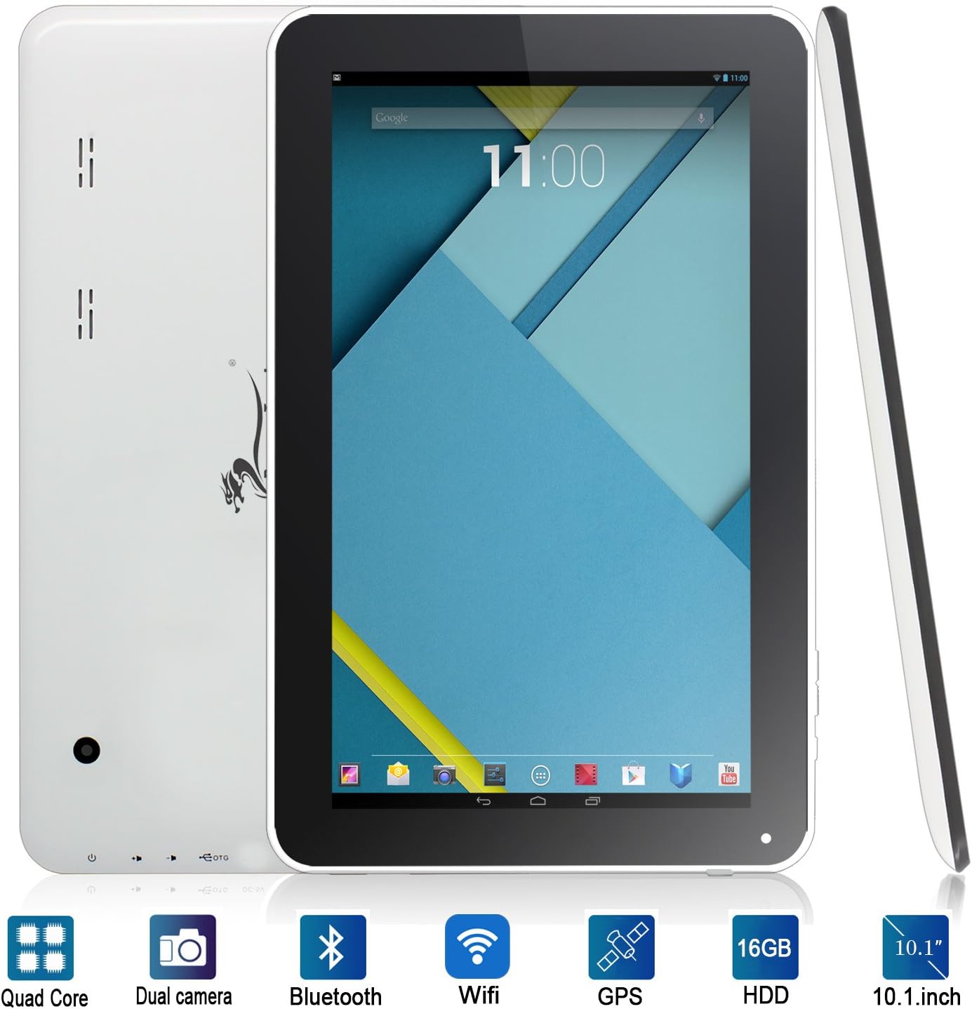 Amazon Dragon Touch タブレットa1x Plus 15 Android 10 1 インチ 1gb 16gb Gps Bluetooth デュアルカメラ Hdmi 3dゲームサポート Dragon Touch タブレット 通販