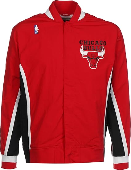 mitchell ness warm up jacket