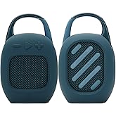 TXEsign Silicone Case Compatible with JBL Clip 5- Portable Speaker Stand Up Protective Carrying Case Cover for JBL Clip 5 (Blue)