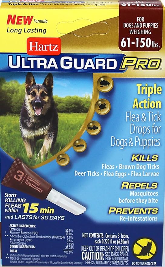 hartz ultraguard pro flea and tick drops