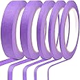 DOAY 5 Rolls Pinstripe Tape - Masking Tape 1/16", 1/8", 1/4", 1/2", 3/4" - Thin Painters Masking Automotive Tape for DIY, Car, Auto, Paint, Art, Tumblers (Purple)