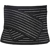 BUMPSUIT Postpartum Belly Wrap Touch Hook and Loop Fasteners Sculpt Waist Trainer, Shapewear Waist Wrap Binder for Women