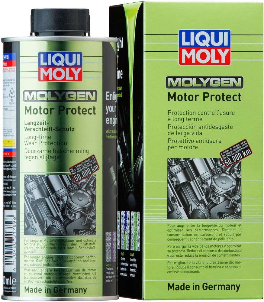 LIQUI MOLY Molygen Motor Protect 1015 Long time wear protection EXTENDS engine life NEW, green