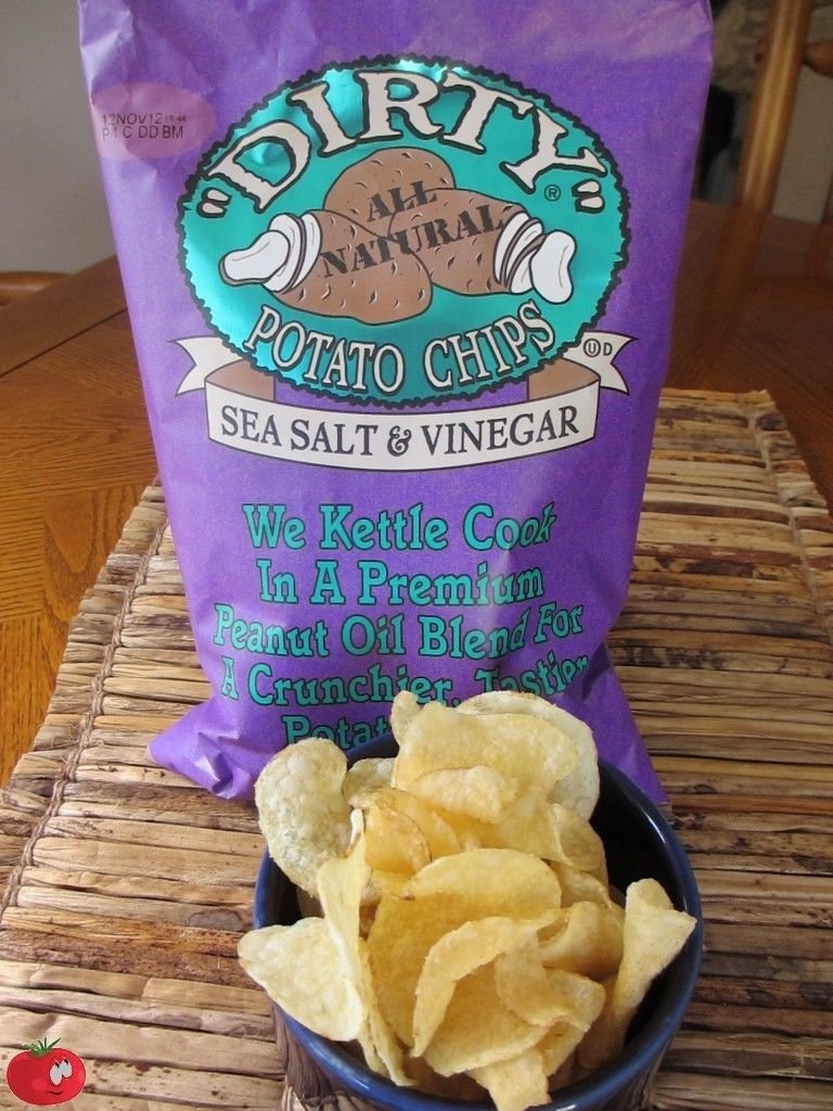 Dirty Chips Sea Salt & Vinegar 25 bags 2 oz. 25 ct