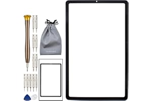 DOUBLE SURE Outer Glass Screen Replacement for Samsung Galaxy Tab S6 Lite Black SM-P610 SM-P615 SM-P610N