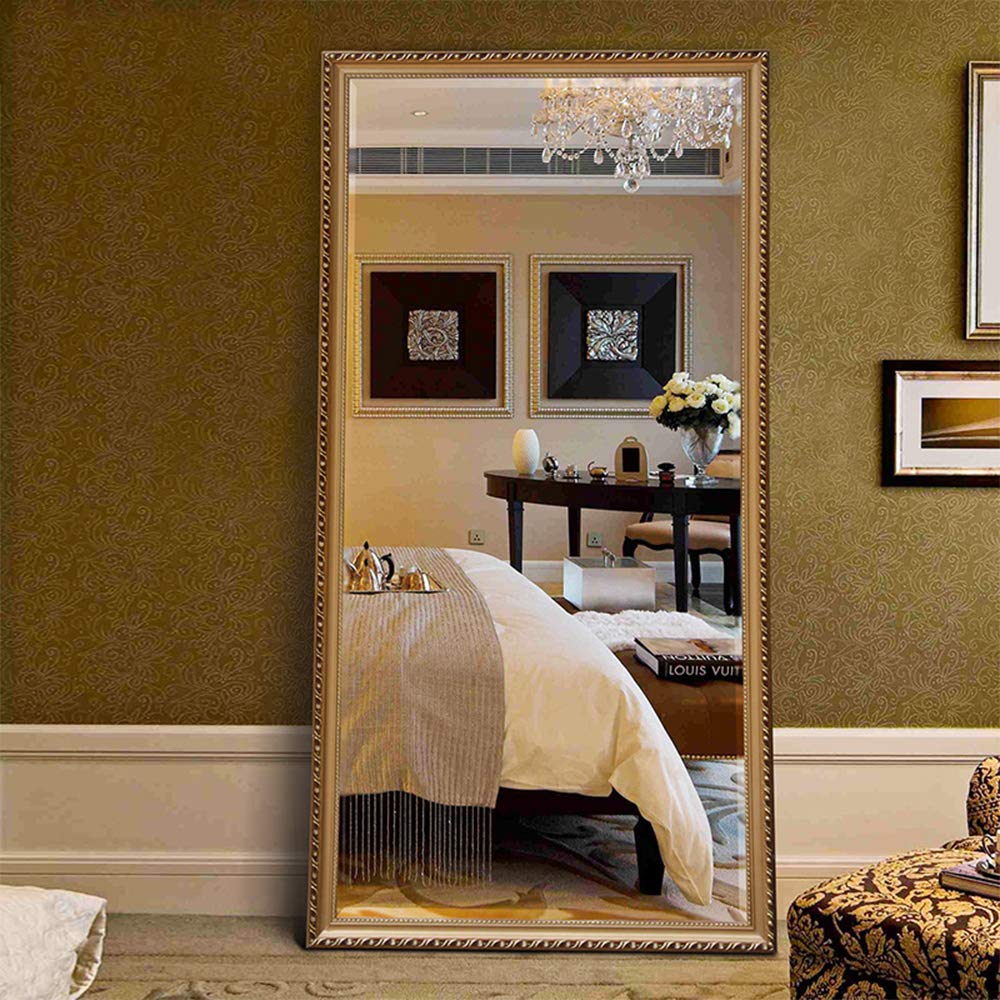 NeuType Full Length Mirror Standing Hanging or Leaning Against Wall