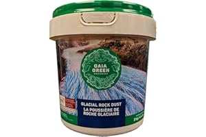 Gaia Green Glacial Rock Dust 2kg - Remineralize Your Soil and Activate The Microorganisms for Healthier Plants and a More Vib