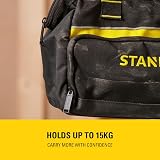 STANLEY Tool Bag 12 in Heavy-Duty 600 Denier Fibric Padded Handles 8 Pockets view 9