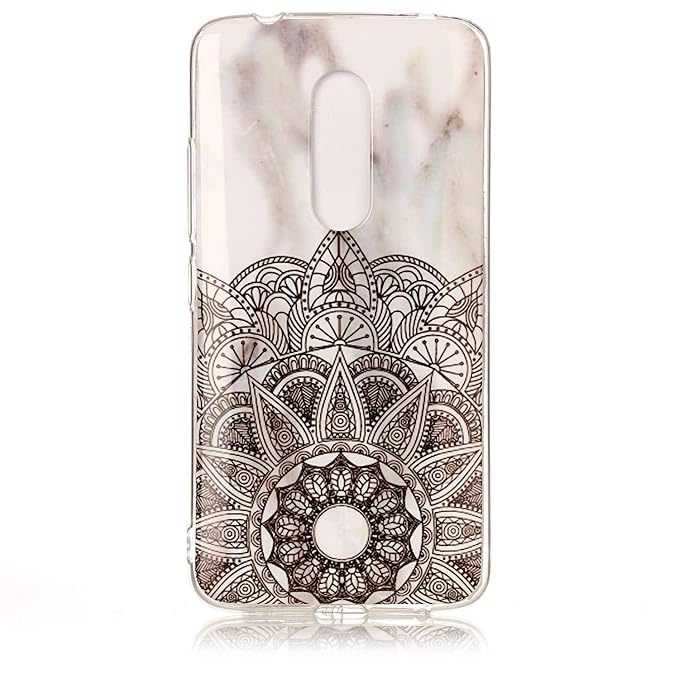 Funluna ZTE AXON 7 Hülle, Marmor Design Soft TPU Silikon Schutz Handy Hülle Handytasche HandyHülle Case Cover Tasche Schutzhü
