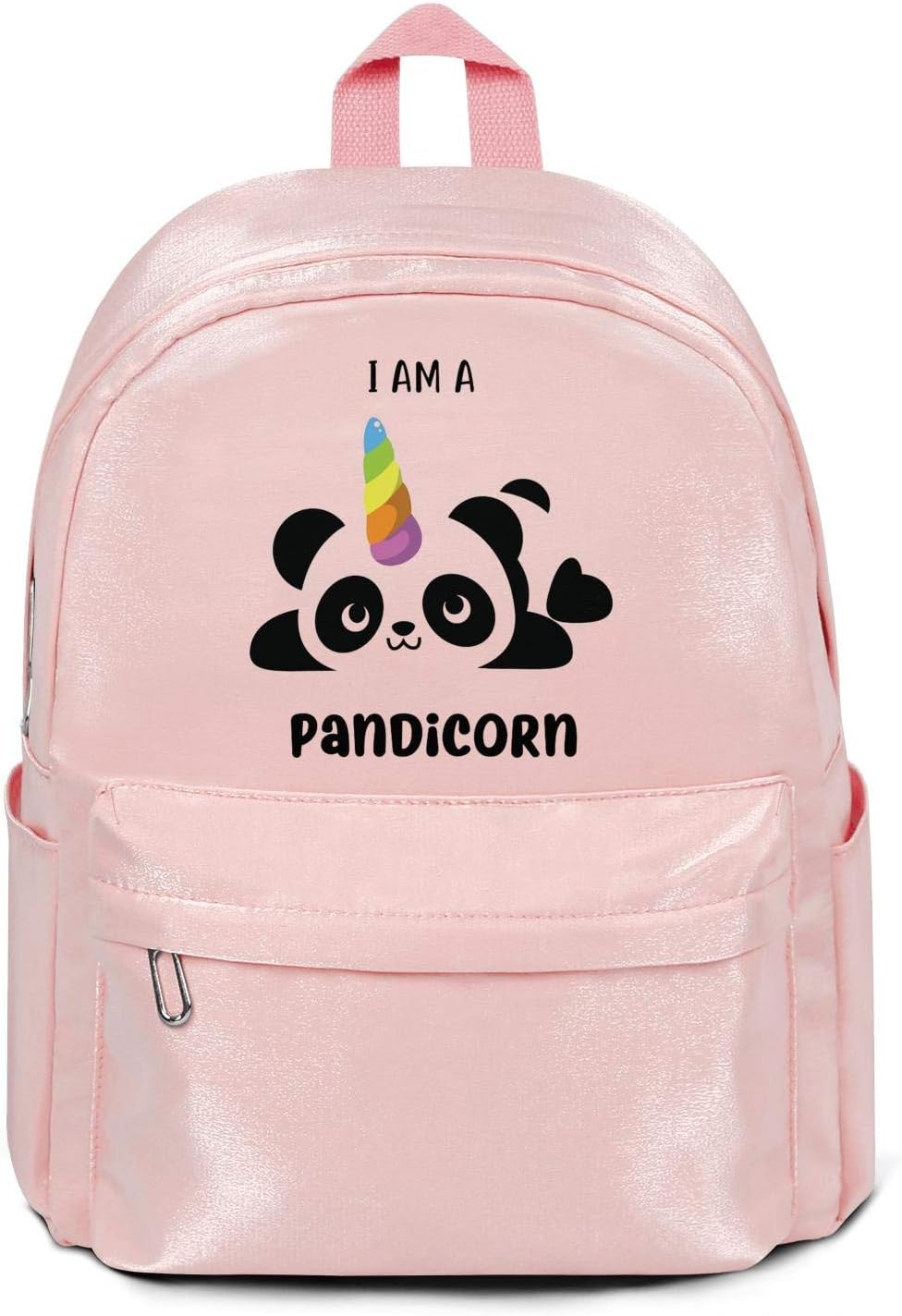 I Am A Pandicorn Unicorn Nylon Mini Backpack for Women Men Classic Vans Backpack for Girls