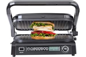 VEVOR 7 IN 1 Electric Contact Grill,1800W Indoor Panini Press Griddle,Stainless Steel Teppanyaki Grill with Nonstick&Removabl