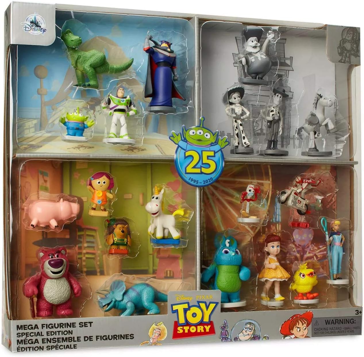 Amazon デイズニー トイストーリー 25周年記念 メガ ミニフィギュアセット おもちゃ おもちゃ