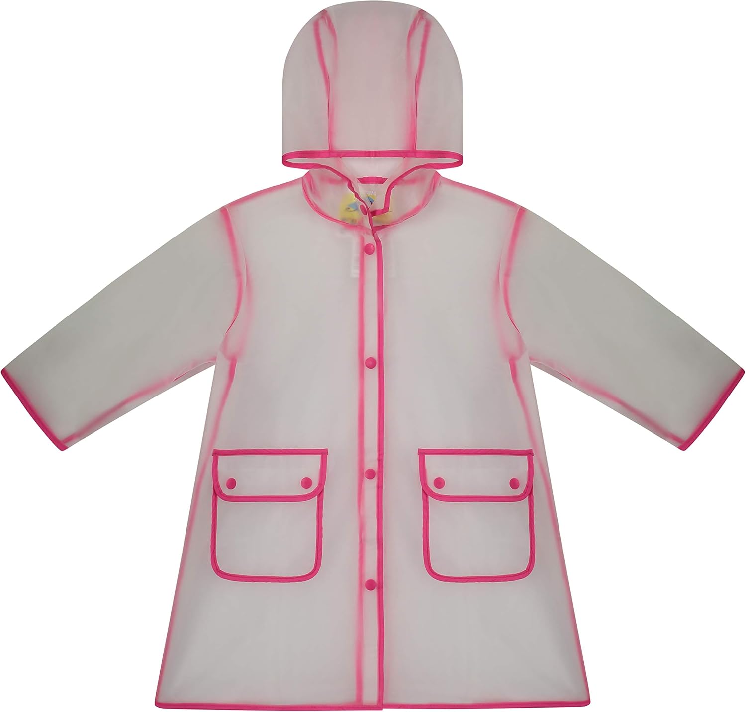 full length clear raincoat