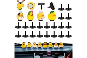 BZHYZKX Duck Holder for Dash, 20 Pcs Rubber Duck Plug with Strong Stickers | Easily Install Duck Mounts for Duck Display Lovers (Excluding Rubber Duck)