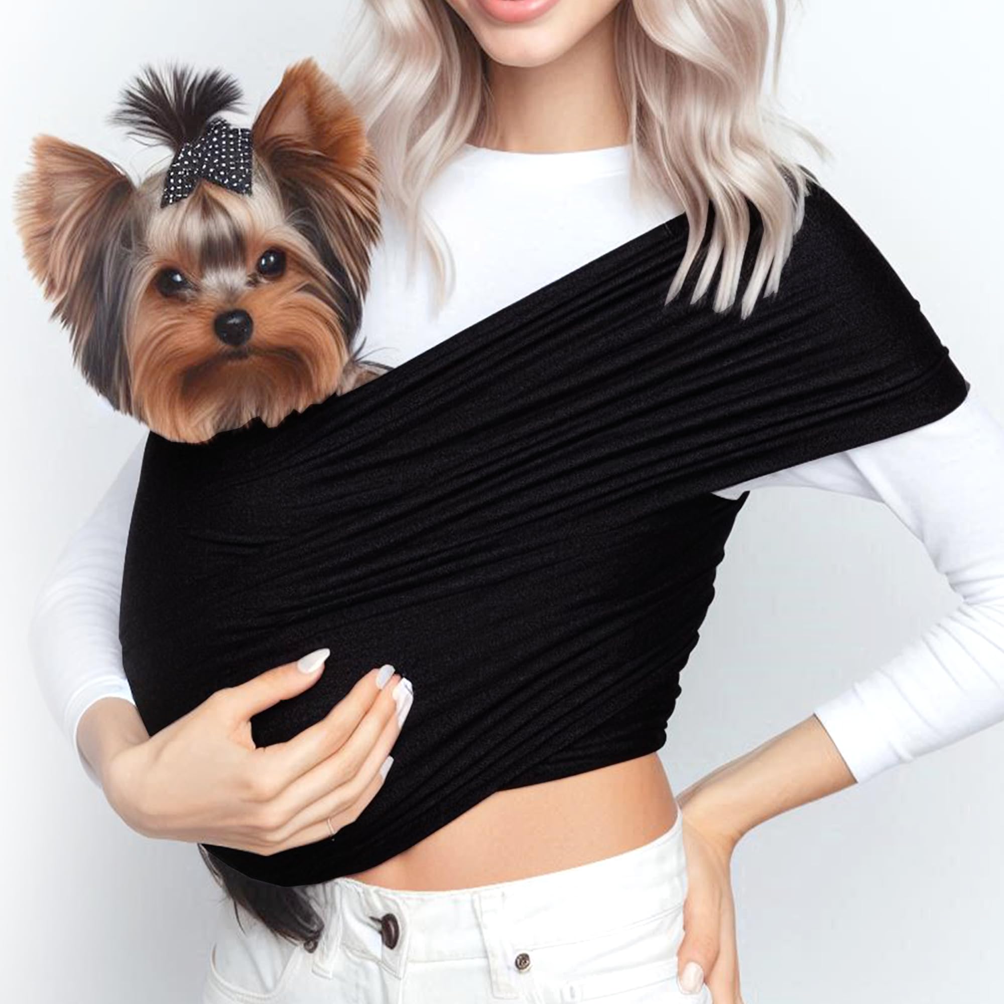 Photo 1 of Race&Herd Yorkie Puppy Essentials Pet Carrier - Dog Carriers for Small Dogs Sling, Front Dog Carriers for Small Dog Puppy Carrier, Pet Carrier for Small Dogs Backpack Carrier 5-10 lbs