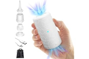 Portable Air Pump [2-in-1] Mojimdo 4000mAh Rechargeable Mini Air Pump for Inflatables, 300L/Min Inflate and 4.5kPa Deflate for Pool Floats Air Bed Mattress Swimming Ring Vacuum Storage Bags