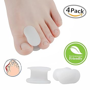 Gel Zehen Separator, Morbuy Soft Silikon Orthopädische Zehenspreizer bei Hammerzehen und Hallux Valgus Optimale Behandlung un
