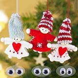 KUUQA 1220 Pieces Self-Adhesive Googly Eyes for DIY Crafts & Scrapbooking view 4