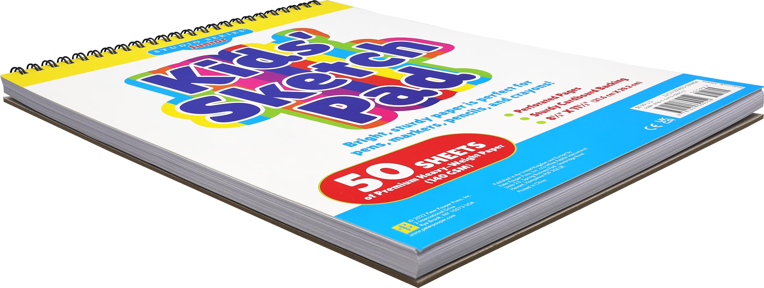 Kids' Sketch Pad (50 perforated sheets of high quality paper. Acid-free)
