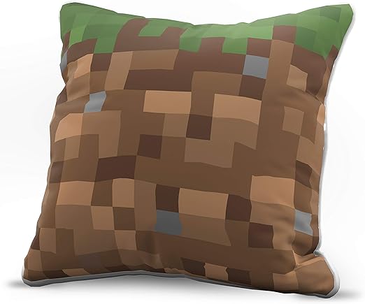Amazon Com Jay Franco Minecraft Decorative Pillow Cover Dirt
