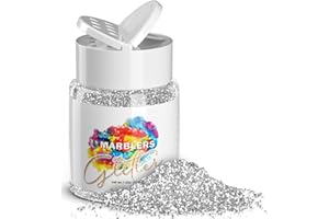 MARBLERS Twinkle Glitter [Silver] 1.5oz (42g) | Fine | Non-Toxic, Vegan, Cruelty-Free | Face, Body, Eyeshadow, Hair, Festival, Party Makeup | Nail Art, Polish | Resin, Tumbler, Slime, Craft