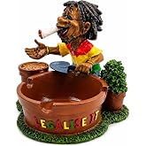 Fess Products Cool Jamaican Man Holding Cigarette Ashtray #2
