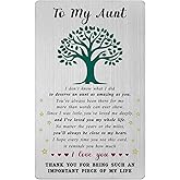 Viayen Aunt Valentines Day Card, I Love My Aunt Birthday Mother's Day Easter Wedding Gifts Ideas from Niece