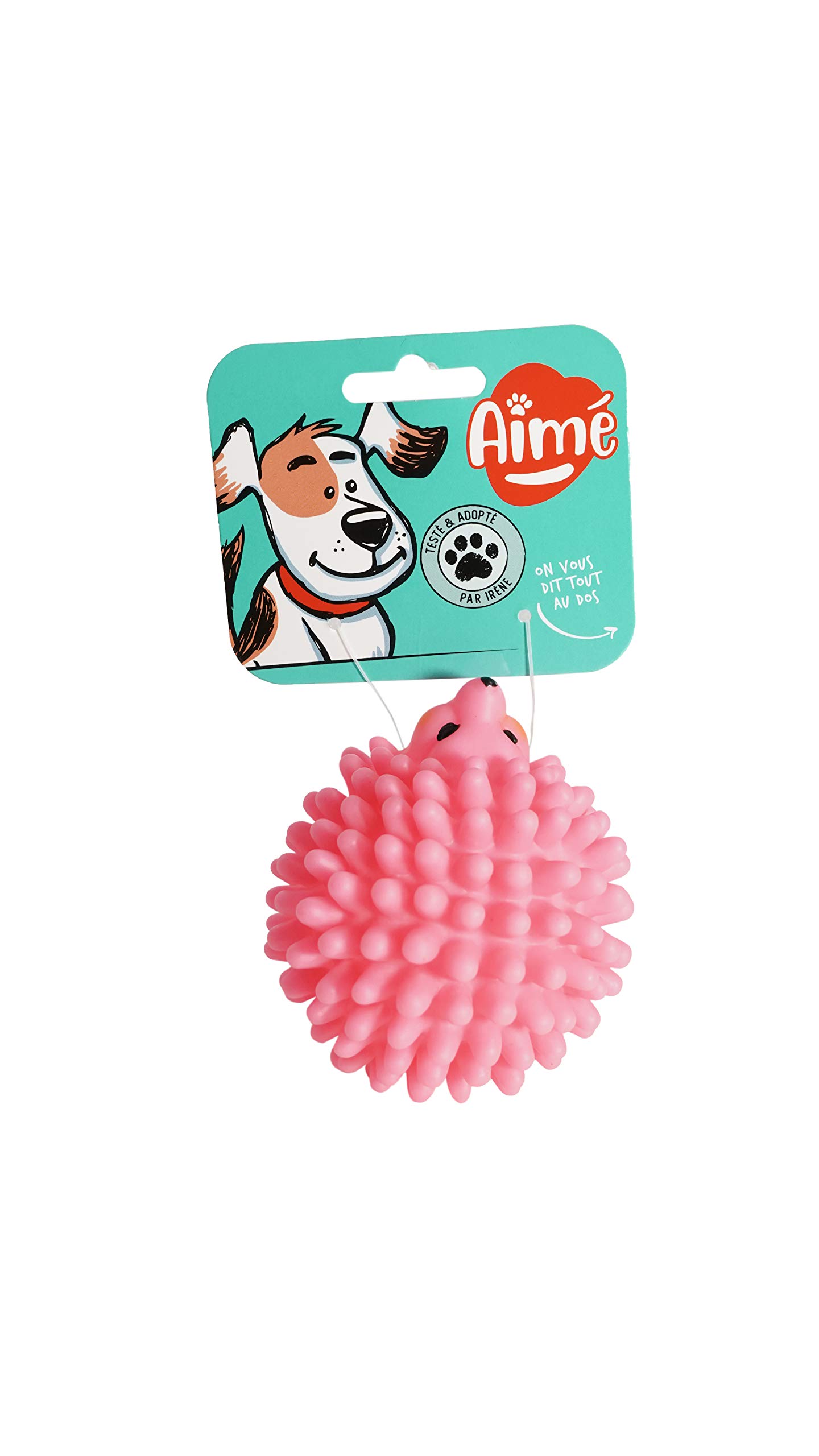 Aimé Vinyl Hedgehog Toy for Dogs 10 cm