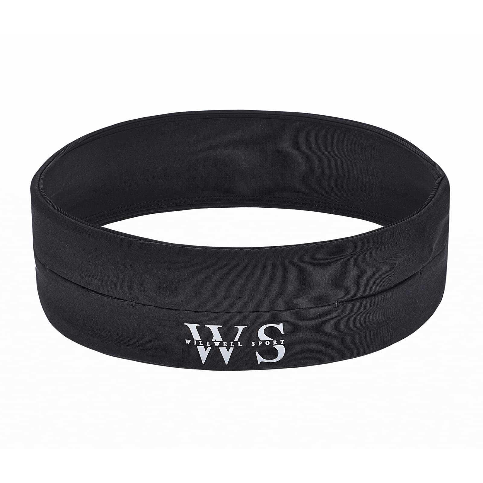 Running Belt - Flip Waist Pack with Pockets. Hydration Belt. Great for Carrying Keys, Phones, Cards and Cash. Suitable for Men and Women. (Small-26''-29'' Waist)