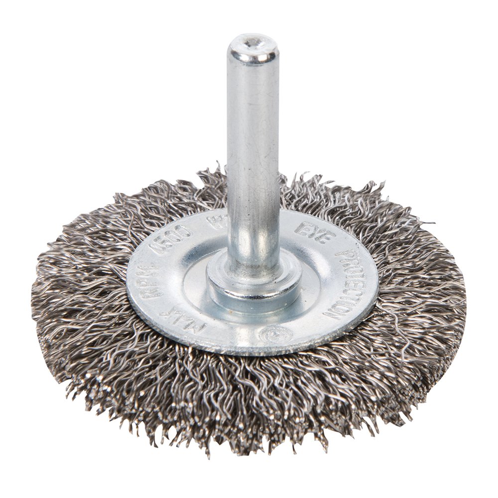 Silverline 828396 Rotary Stainless Steel Wire Wheel Brush 50 mm