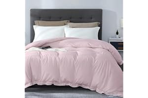 SLEEP-NEST Oversized King Duvet Cover 120x98 Size Luxury 600 Thread Count 1 Piece Comforter Cover Only with Zipper Closure 100% Egyptian Cotton Super Soft with 2" Decorative Flange, Baby Pink