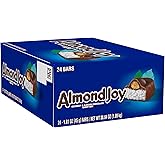 ALMOND JOY Coconut &amp; Almond Chocolate Candy Bars, 1.61 oz, 24 Ct | ALMOND JOY bars with coconut, almond and chocolate, individually wrapped for vending, resale and treats.