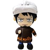 Great Eastern Entertainment One Piece - Trafalgar D. Water Law (Face Changing) Plush 8" H