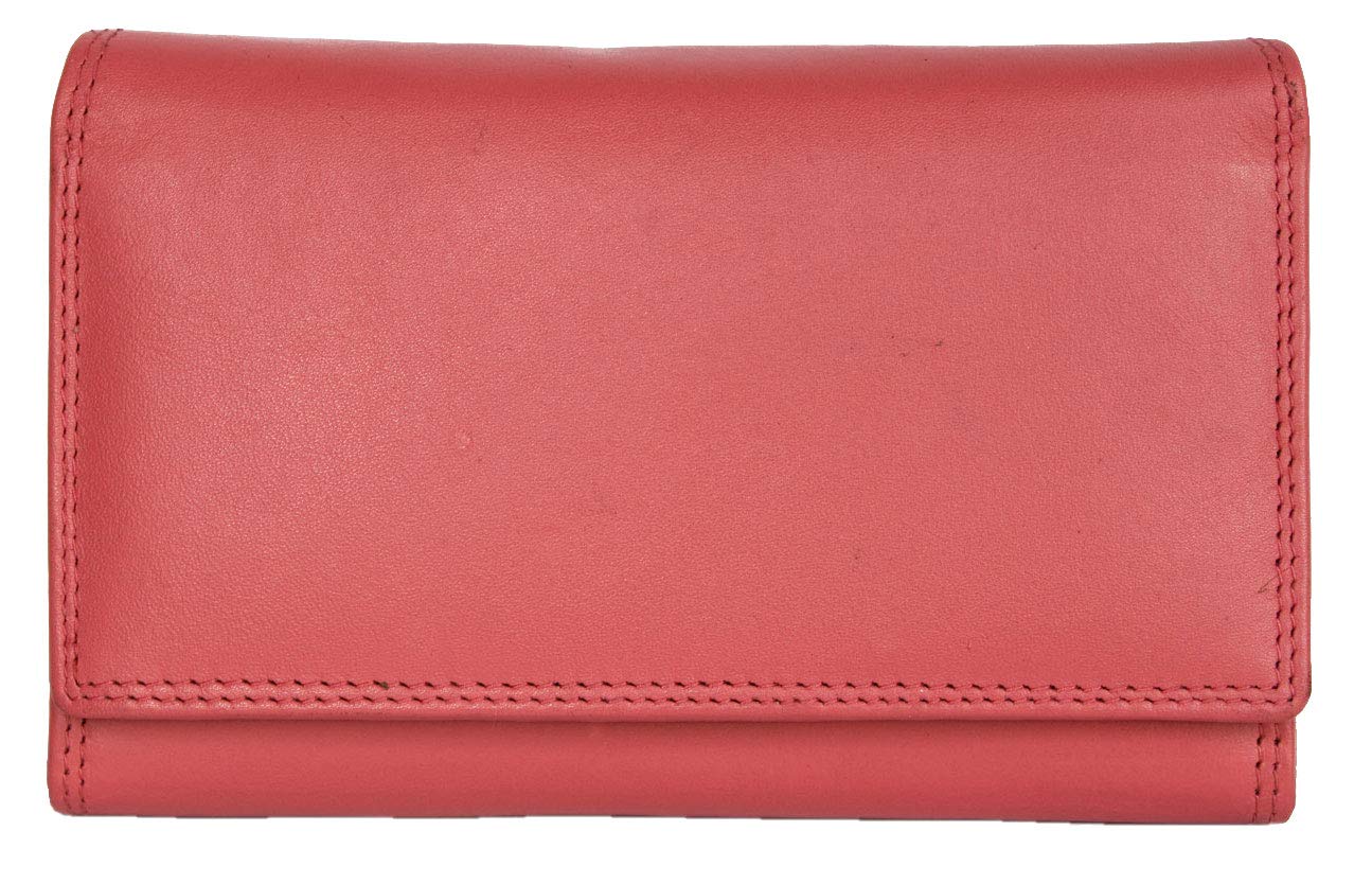HMT Soft Women's Genuine Leather Wallet Pink