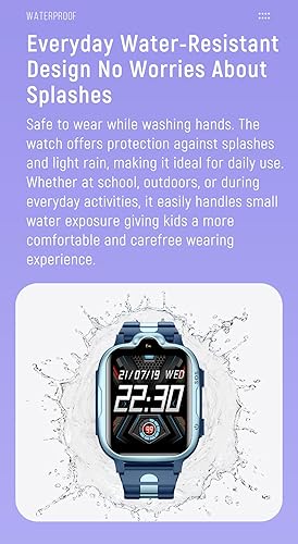 MJVV 4G GPS Smart Watch for Kids with Calling Whatsapp Line